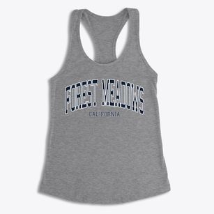 Forest Meadows California Traditional Women's Racerback Tank