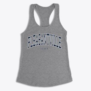 Pleasantville Iowa Traditional Women's Racerback Tank