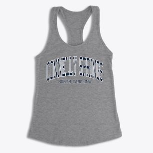 Connelly Springs North Carolina Traditional Women's Racerback Tank
