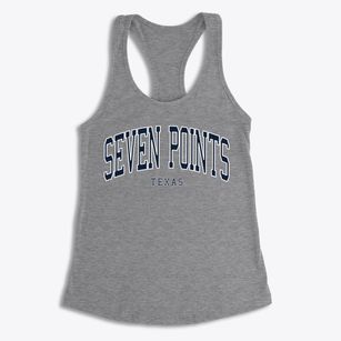 Seven Points Texas Traditional Women's Racerback Tank