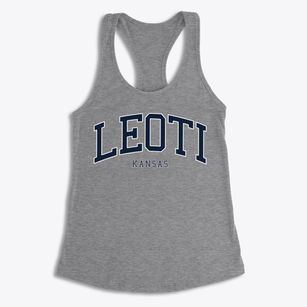 Leoti Kansas Traditional Women's Racerback Tank