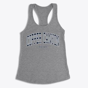 Copper Canyon Texas Traditional Women's Racerback Tank