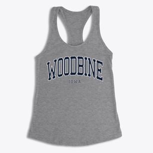 Woodbine Iowa Traditional Women's Racerback Tank