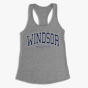 Windsor Connecticut Traditional Women's Racerback Tank