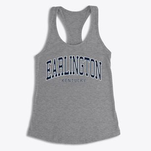 Earlington Kentucky Traditional Women's Racerback Tank