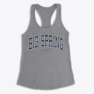 Big Spring Texas Traditional Women's Racerback Tank