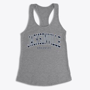 Jacksonville Arkansas Traditional Women's Racerback Tank