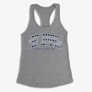 West Jefferson North Carolina Traditional Women's Racerback Tank