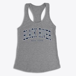 Black River New York Traditional Women's Racerback Tank