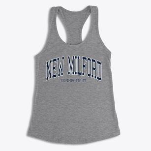 New Milford Connecticut Traditional Women's Racerback Tank