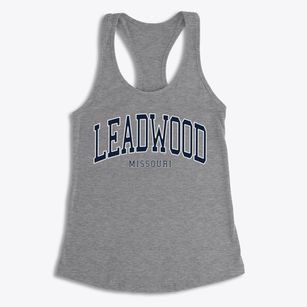 Leadwood Missouri Traditional Women's Racerback Tank