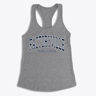 Factoryville Pennsylvania Traditional Women's Racerback Tank