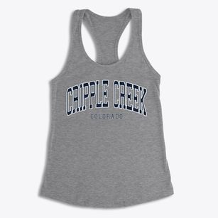 Cripple Creek Colorado Traditional Women's Racerback Tank