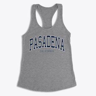 Pasadena California Traditional Women's Racerback Tank