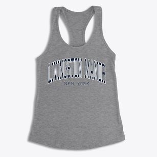Livingston Manor New York Traditional Women's Racerback Tank