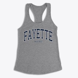 Fayette Maine Traditional Women's Racerback Tank