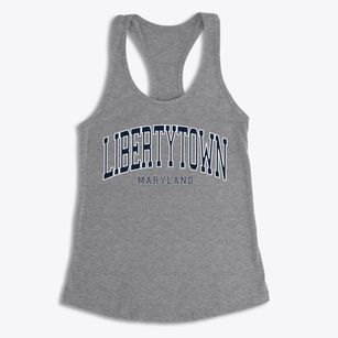Libertytown Maryland Traditional Women's Racerback Tank
