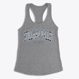 Stillman Valley Illinois Traditional Women's Racerback Tank