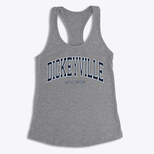 Dickeyville Wisconsin Traditional Women's Racerback Tank