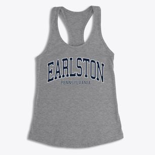 Earlston Pennsylvania Traditional Women's Racerback Tank
