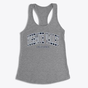 Yosemite Valley California Traditional Women's Racerback Tank