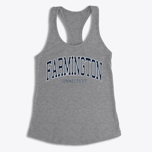 Farmington Connecticut Traditional Women's Racerback Tank