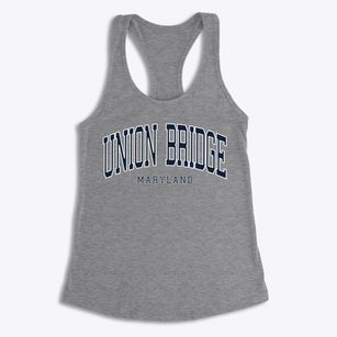 Union Bridge Maryland Traditional Women's Racerback Tank