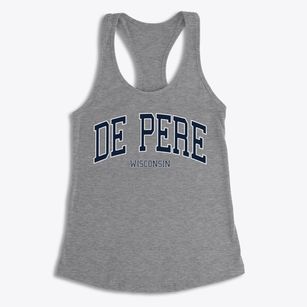 De Pere Wisconsin Traditional Women's Racerback Tank