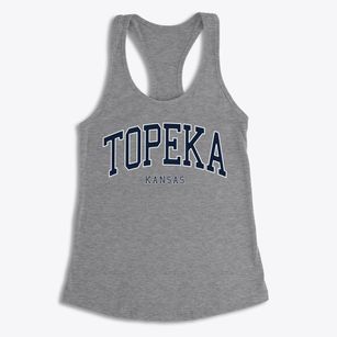Topeka Kansas Traditional Women's Racerback Tank