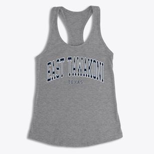 East Tawakoni Texas Traditional Women's Racerback Tank