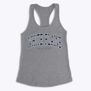 White Plains Kentucky Traditional Women's Racerback Tank