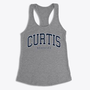 Curtis Nebraska Traditional Women's Racerback Tank