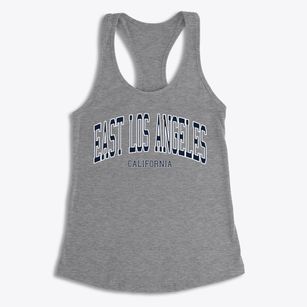 East Los Angeles California Traditional Women's Racerback Tank