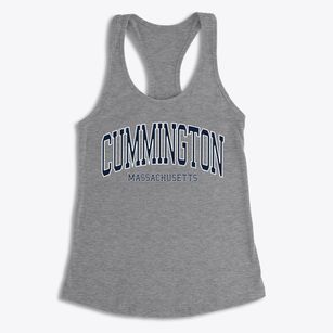 Cummington Massachusetts Traditional Women's Racerback Tank