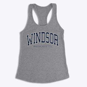 Windsor Massachusetts Traditional Women's Racerback Tank