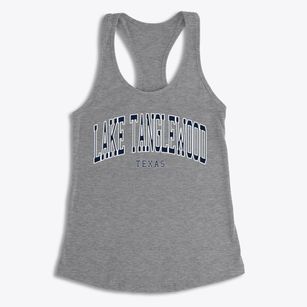 Lake Tanglewood Texas Traditional Women's Racerback Tank