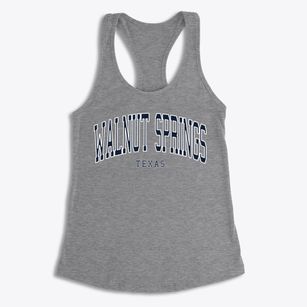 Walnut Springs Texas Traditional Women's Racerback Tank