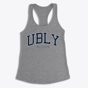 Ubly Michigan Traditional Women's Racerback Tank