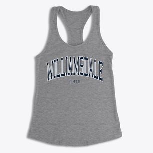 Williamsdale Ohio Traditional Women's Racerback Tank
