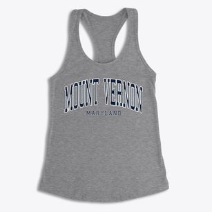 Mount Vernon Maryland Traditional Women's Racerback Tank