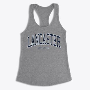 Lancaster Missouri Traditional Women's Racerback Tank