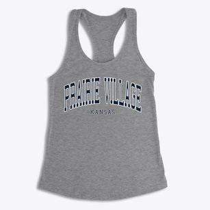 Prairie Village Kansas Traditional Women's Racerback Tank