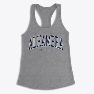 Alhambra Illinois Traditional Women's Racerback Tank