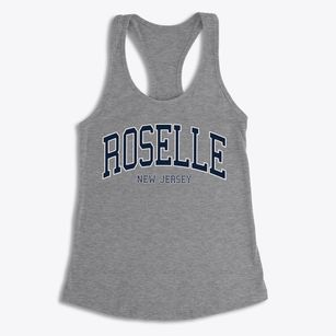 Roselle New Jersey Traditional Women's Racerback Tank