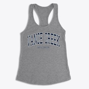 Vance Creek Wisconsin Traditional Women's Racerback Tank