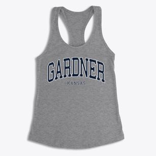 Gardner Kansas Traditional Women's Racerback Tank