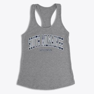 South Milwaukee Wisconsin Traditional Women's Racerback Tank