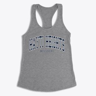Hayti Heights Missouri Traditional Women's Racerback Tank