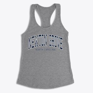 Newton Grove North Carolina Traditional Women's Racerback Tank