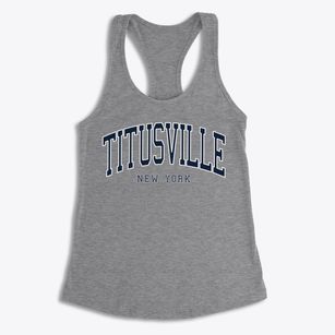 Titusville New York Traditional Women's Racerback Tank